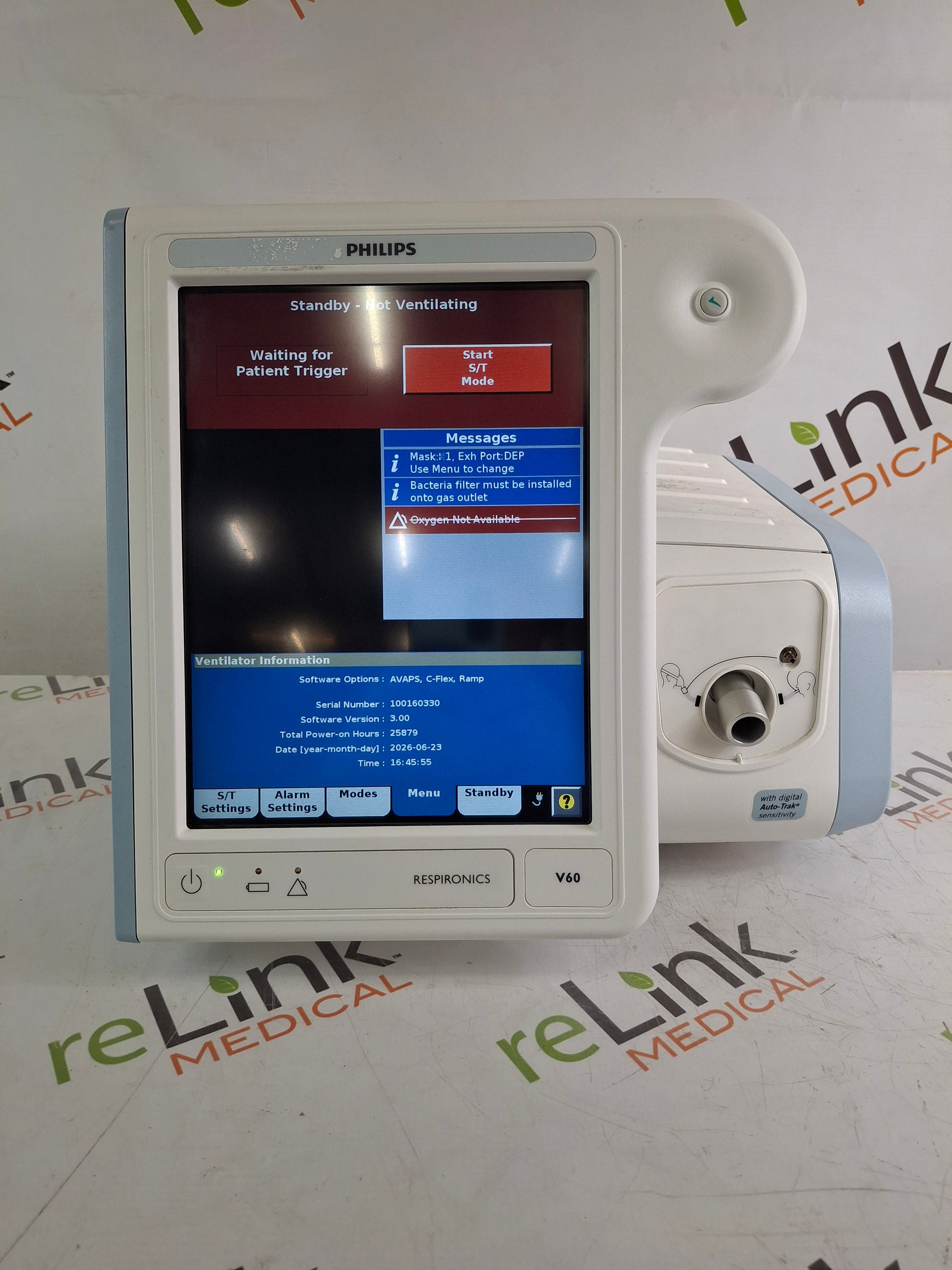 Respironics V60 BiPAP Ventilator Monitor