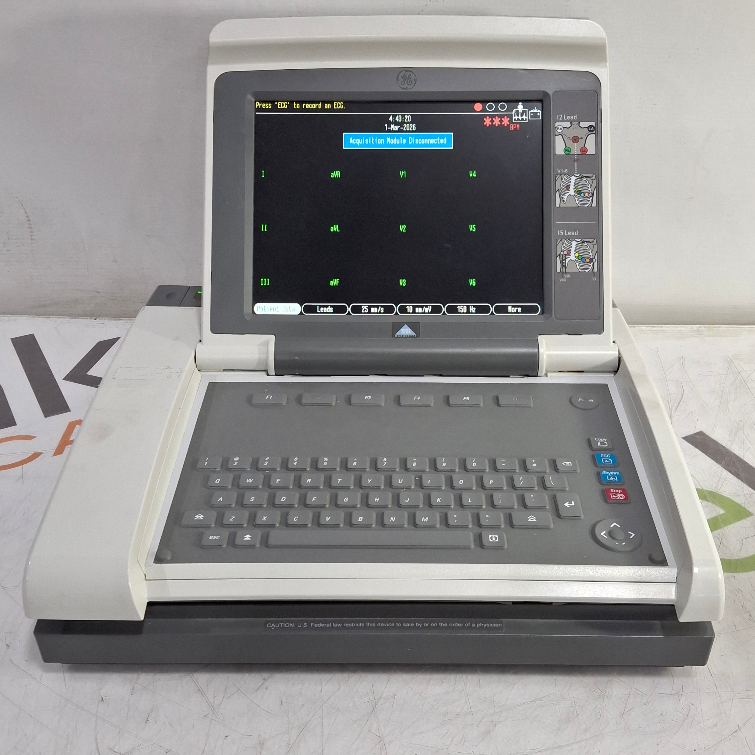 GE Healthcare MAC 5500 HD ECG without CAM Module