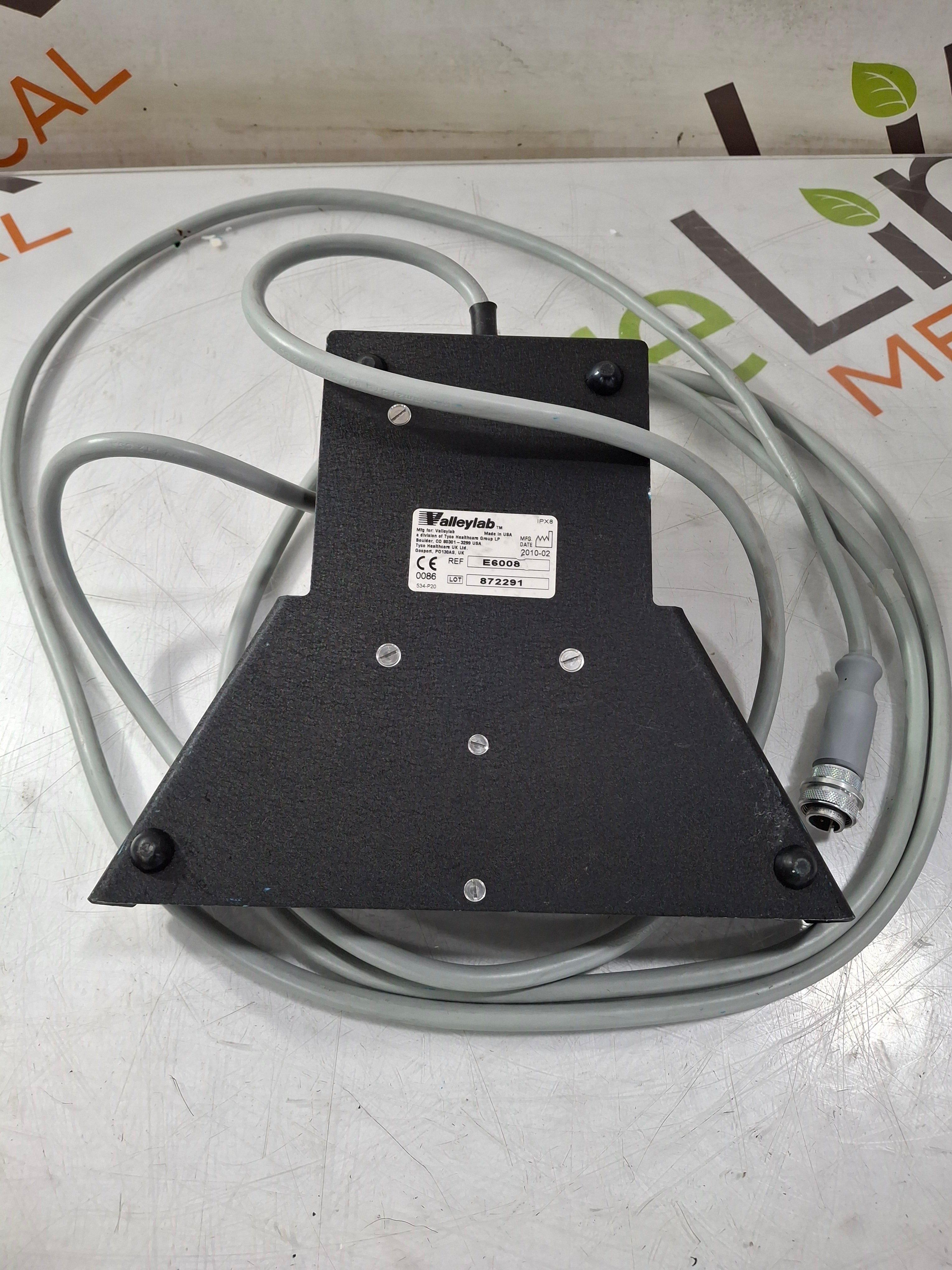 Valleylab E6008 Monopolar Electrosurgical Footswitch