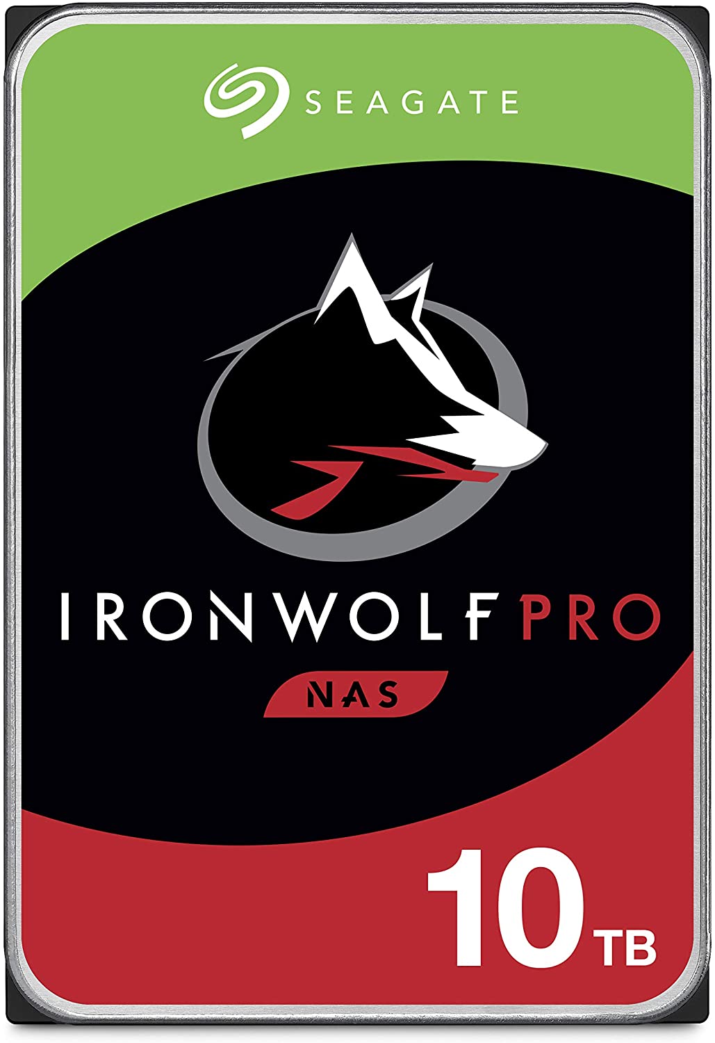 Seagate IronWolf Pro ST10000NE0004 10TB 7.2K RPM SATA 6Gb/s 3.5in Recertified Hard Drive