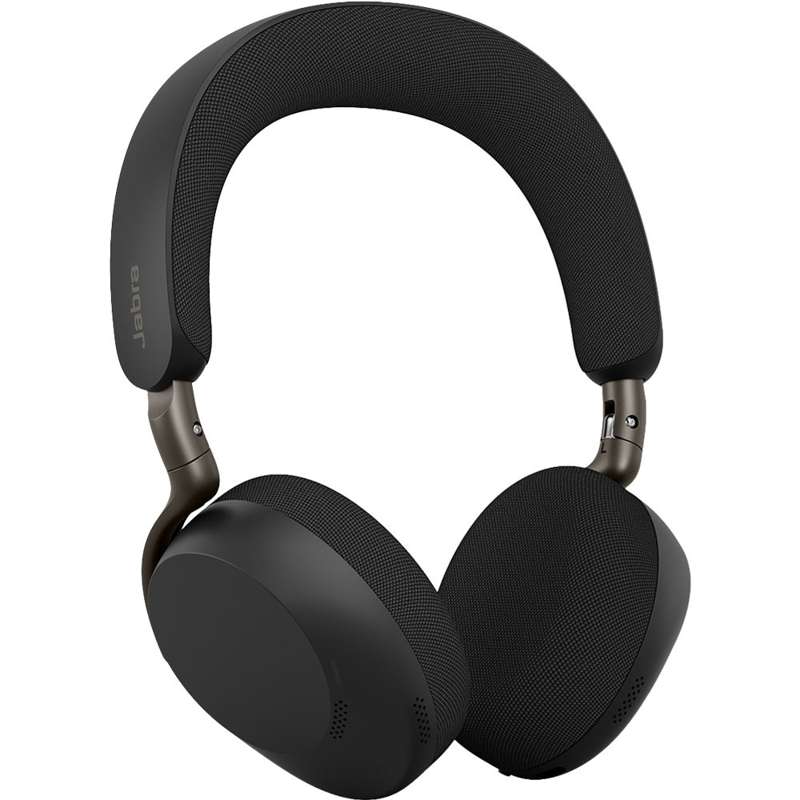 Jabra Evolve3 75 UC Bluetooth Headset - Wireless Charging Pad - Black (Link390a)