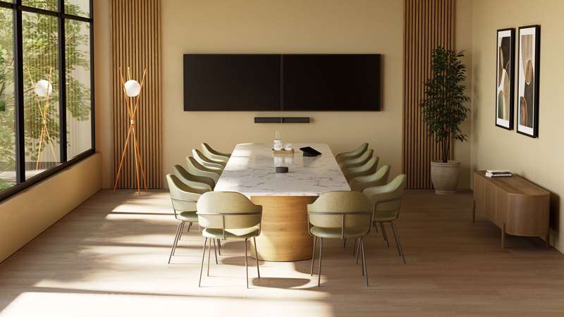 Jabra PanaCast Video Conferencing Room Kit (P55 Video Bar with Touch Controller, SpeakerMic, Huddly L1)