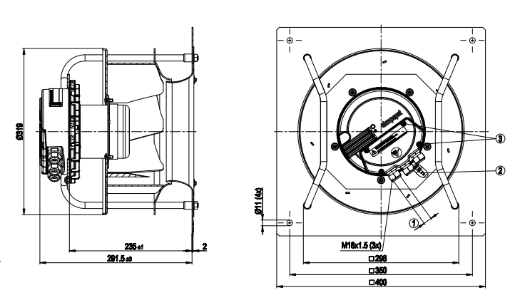 K3G280-AU11-C2 ebm papst fan