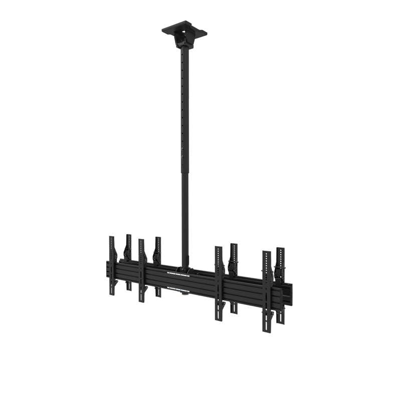 Kanto Back-to-Back Quad Screen TV Ceiling Mount for Four 40" to 45" TVs