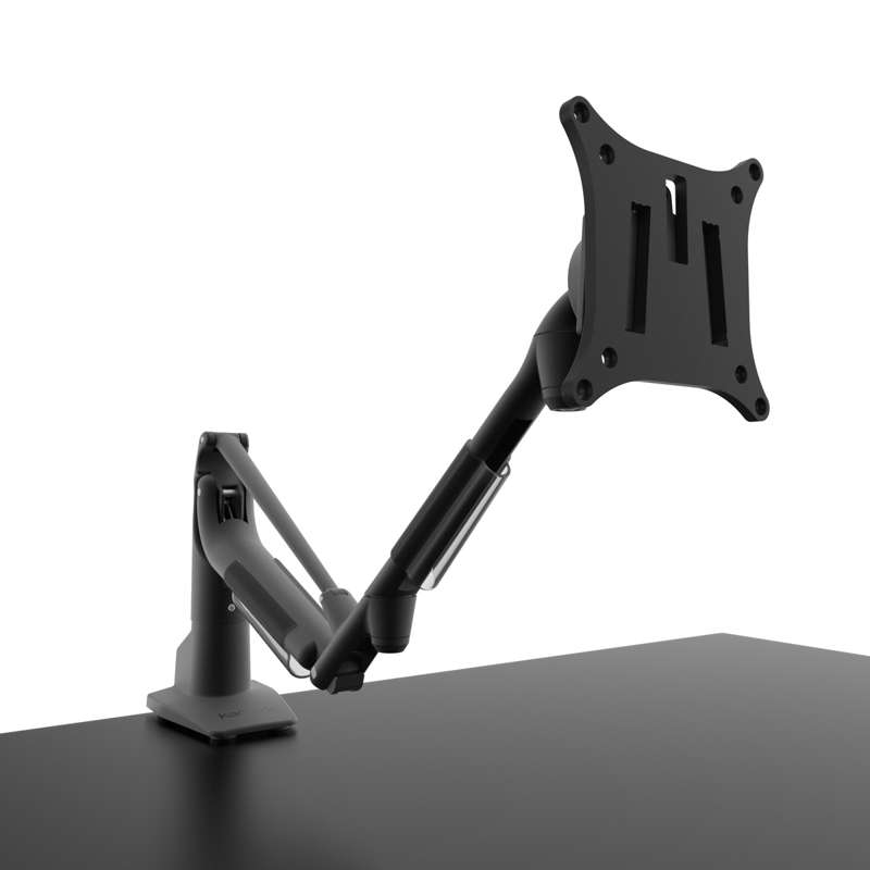 Kanto Single-Monitor Gas Shock Desktop Mount for 17-inch to 32-inch Displays - Black