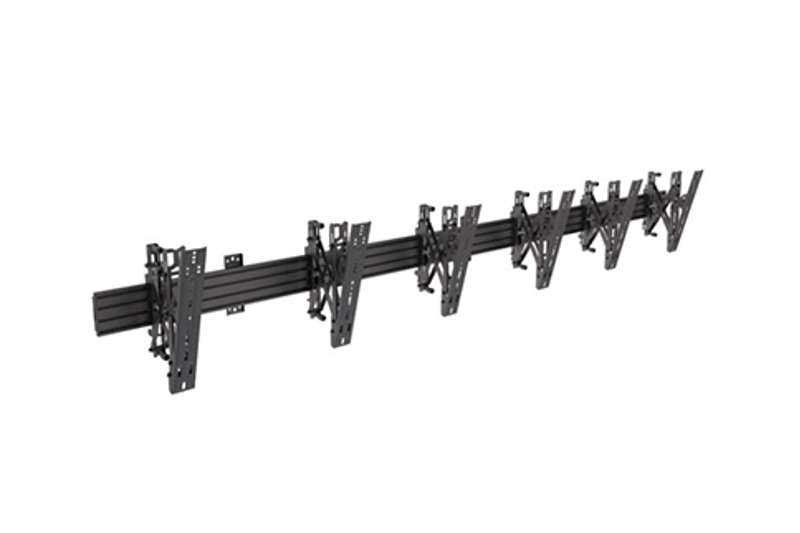 Kanto Menu Board Wall Mount System with Tilting Arms for 40" - 60" TVs, 3 Screens