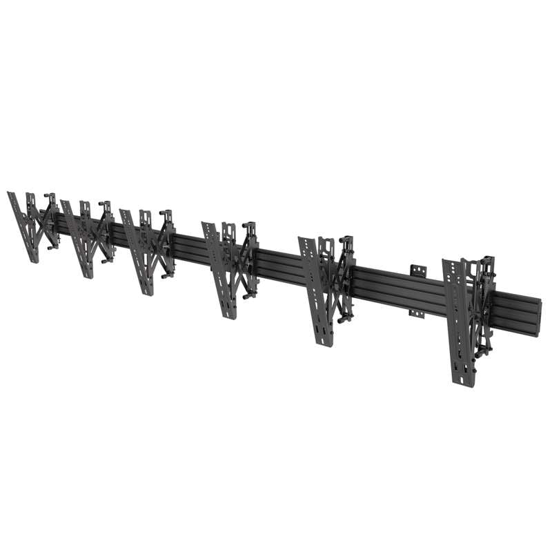 Kanto Menu Board Wall Mount System with Tilting Arms for 40" - 60" TVs, 3 Screens