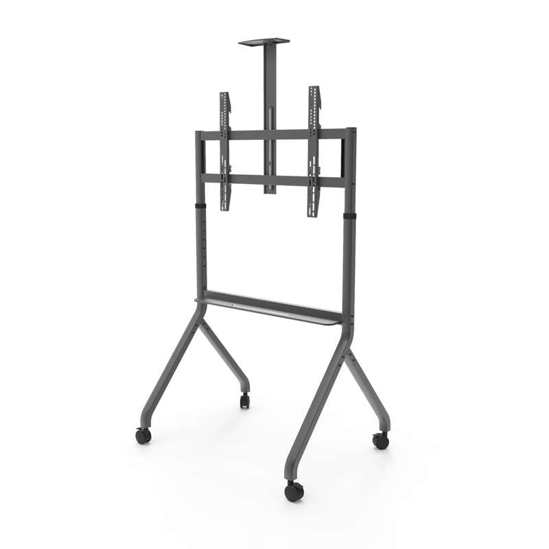 Kanto Heavy Duty Height Adjustable Rolling TV Stand for 55" - 100" Screens