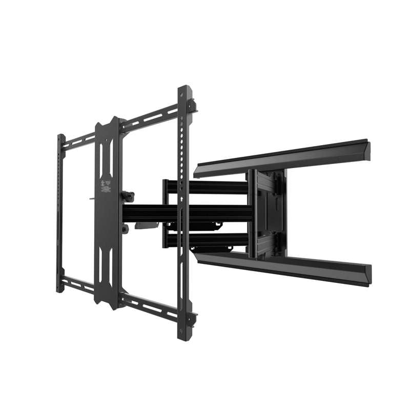 Kanto Pro Series Full Motion TV Wall Mount for 42-inch to 100-inch TVs with movable pivot and tool-less tilt - Black