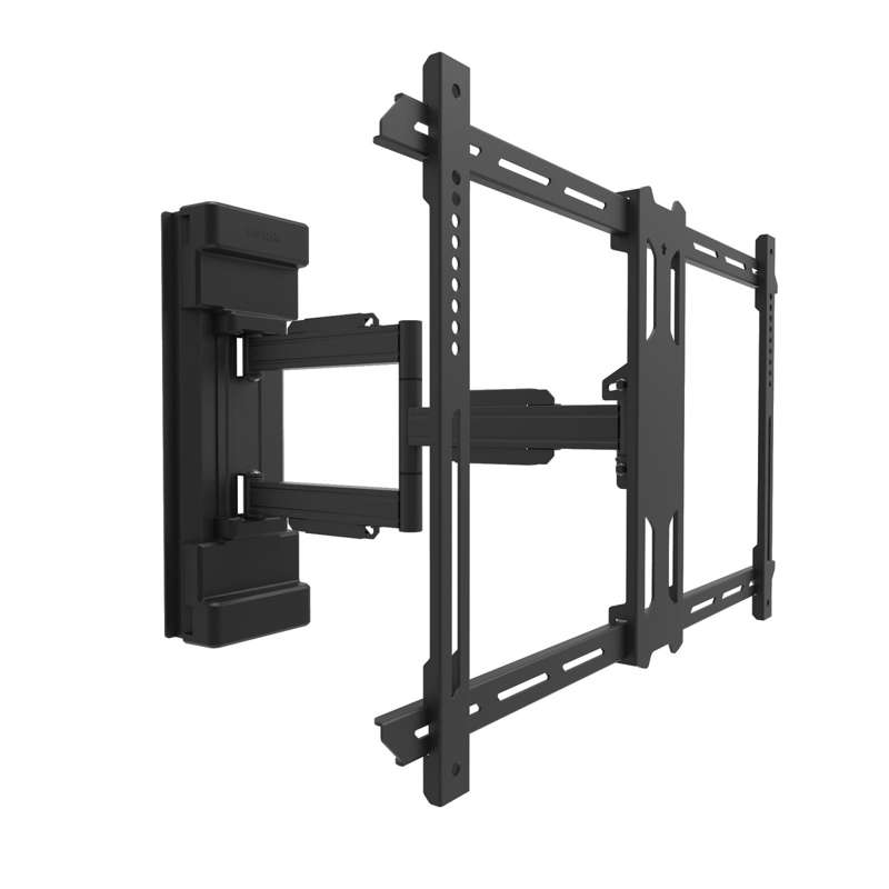 Kanto No Drill Column and Pillar TV Mount for 37" to 75" TVs - Black