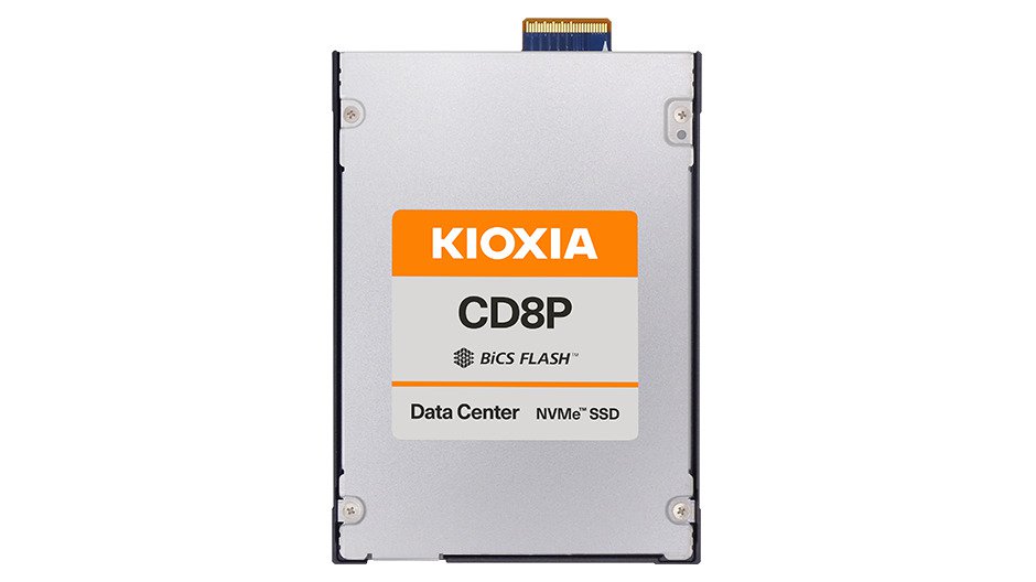 Kioxia CD8P-R KCD81PJE7T68 7.68TB PCIe 5.0 x4 NVMe 2.0 E3.S Internal SSD