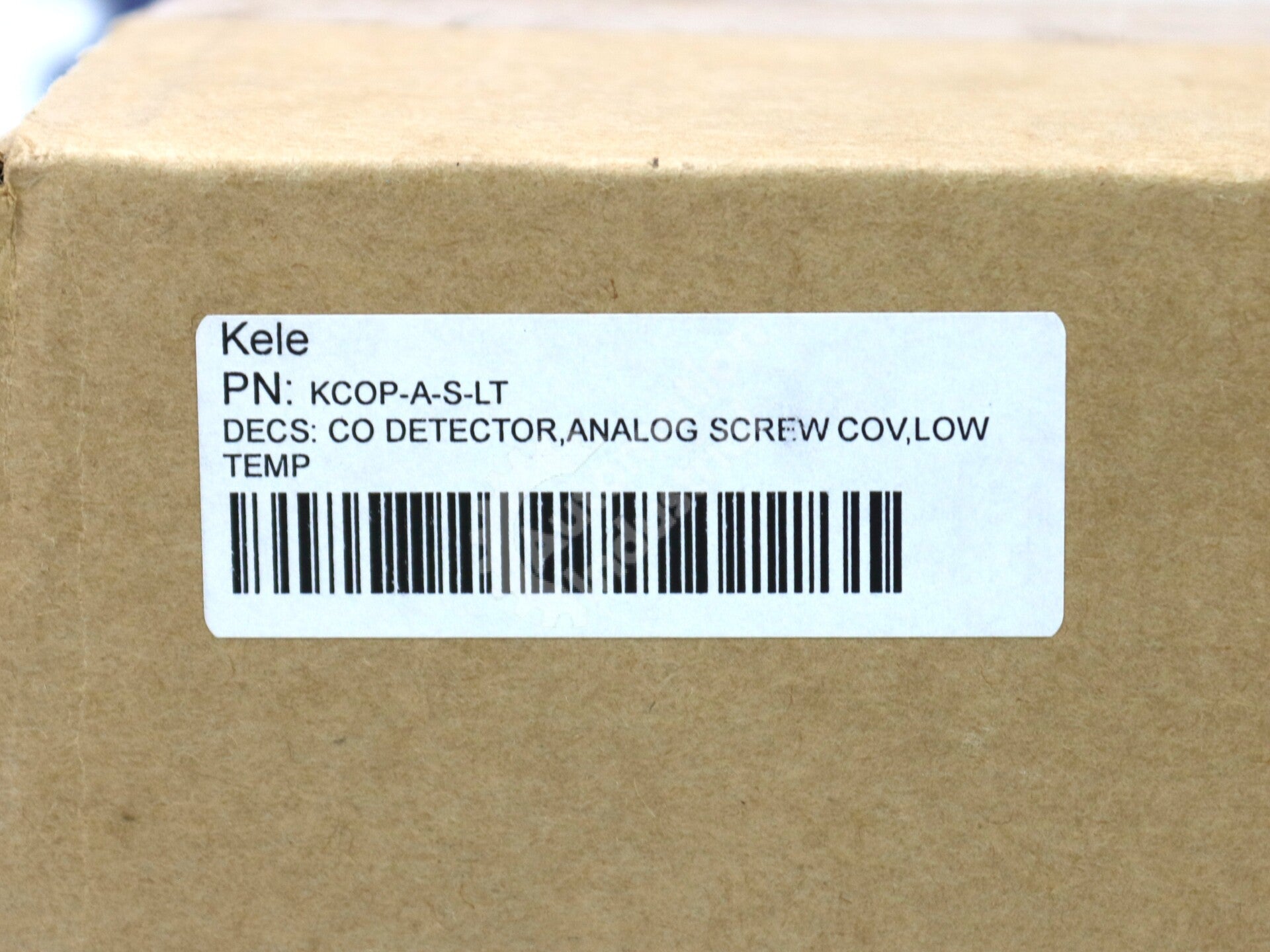 KCOP-A-S-LT By Kele 200ppm Low Temperature Carbon Monoxide Sensor New Sealed