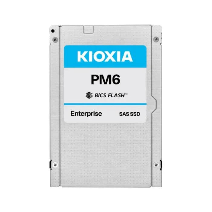Kioxia KPM6VRUG15T3 PM6-R 15.36TB SAS 24Gb/s 2.5-Inch Read Intensive Internal SSD