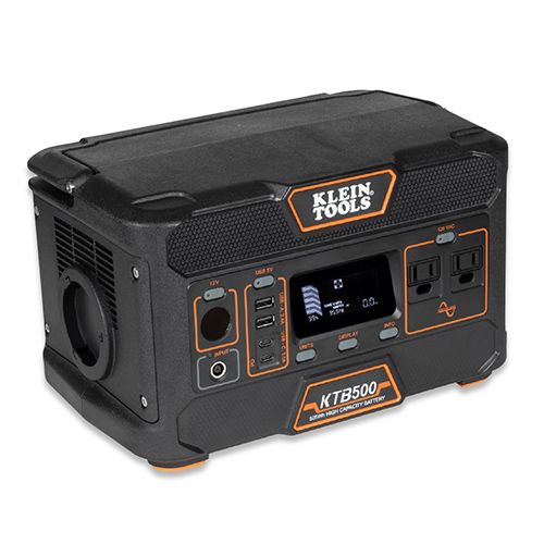 Klein Tools KTB500 Portable Power Station, 500W