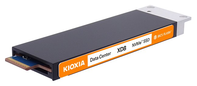 Kioxia XD8 KXD8DRJJ3T84 3.84TB PCIe 5.0 NVMe 2.0 E1.S SSD