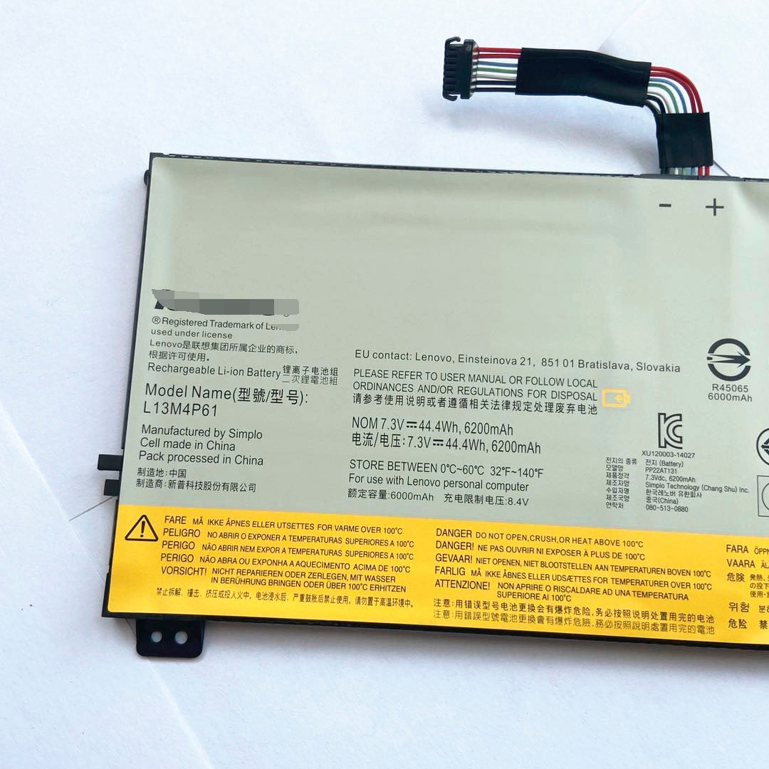 Lenovo L13L4P61 L13M4P61 L13S4P61 Flex 2 Pro 15 Replacement Battery