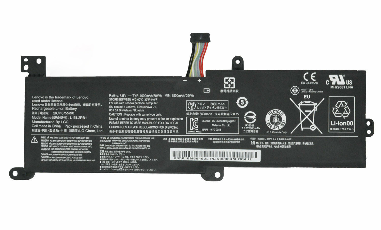 Lenovo L16L2PB2 L16L2PB3 L16M2PB2 L16S2PB2 IdeaPad 320-15AST Battery