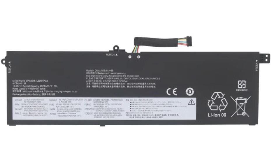 L22M4PG3 Battery for Thinkbook 16 G5+ IRH APO ARP L22C4PG3 L22D4PG3 L22L4PG3