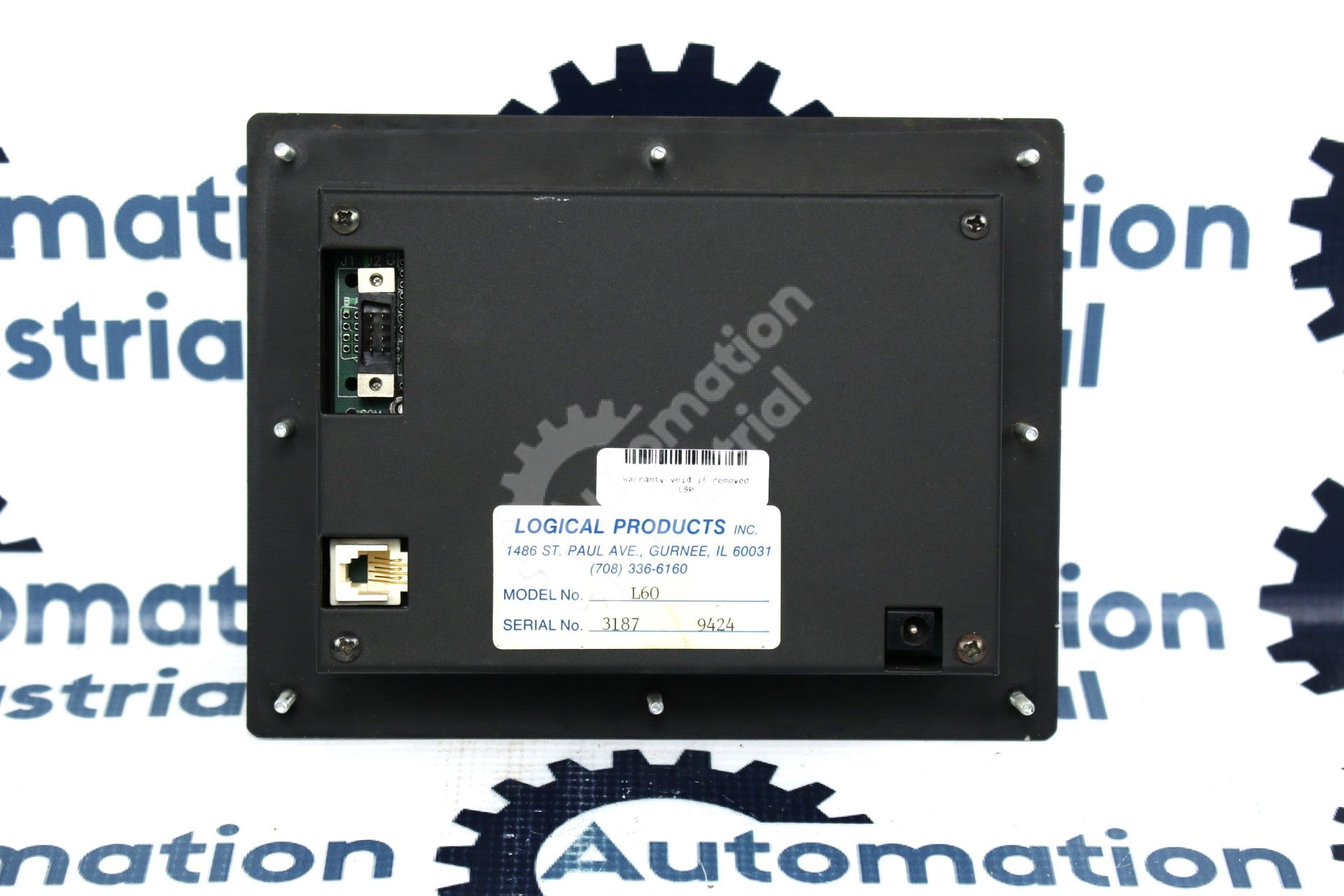 Logical Products Inc. L60 Operator Interface Control Panel