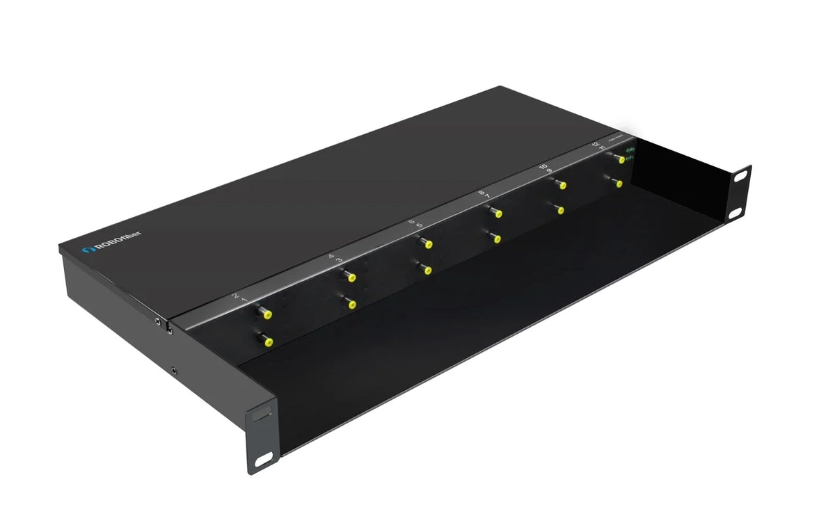 LFC-CH12-AC - 12 slot fiber chassis with one AC power supply and fans (for LFC series converters)