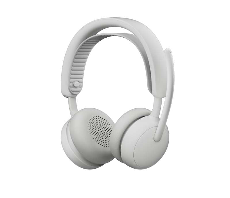 Logitech Zone Wireless 2 ES for Business Wireless Headset - Teams version w/receiver, Off-white