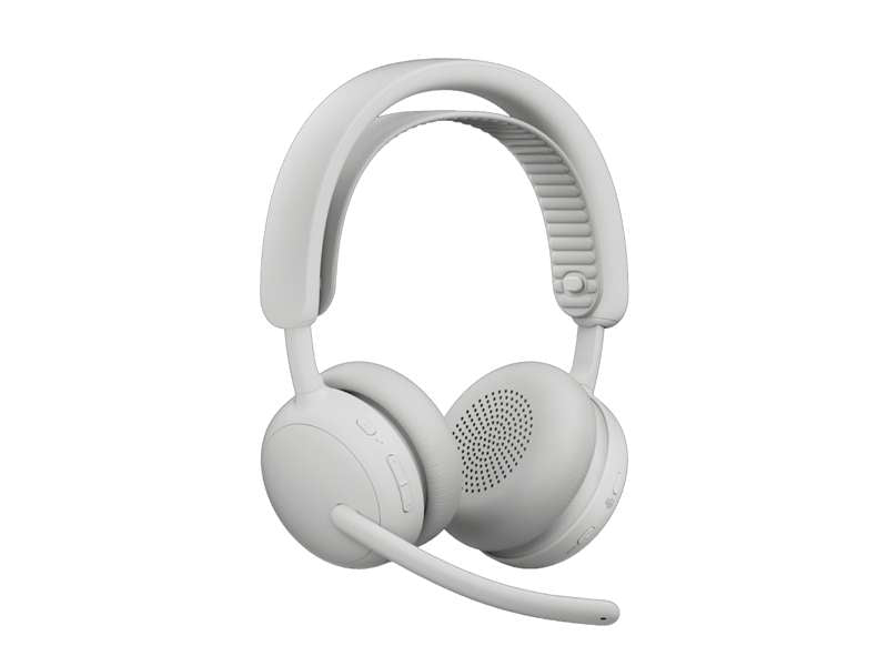 Logitech Zone Wireless 2 ES for Business Wireless Headset - Teams version w/receiver, Off-white