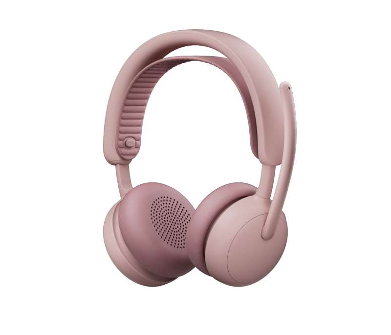 Logitech Zone Wireless 2 ES for Business Wireless Headset - Teams version w/receiver, Rose