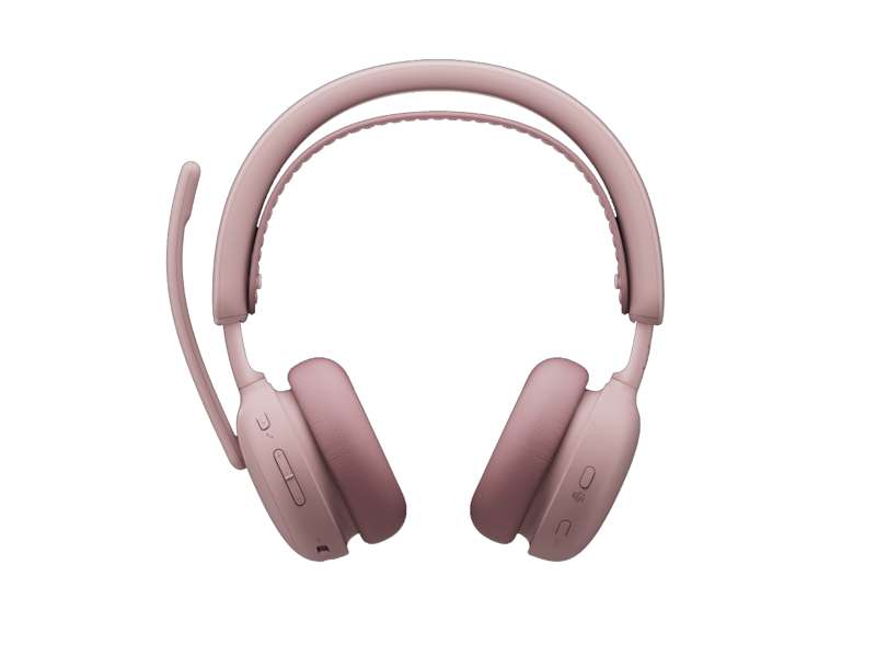 Logitech Zone Wireless 2 ES for Business Wireless Headset - Teams version w/receiver, Rose