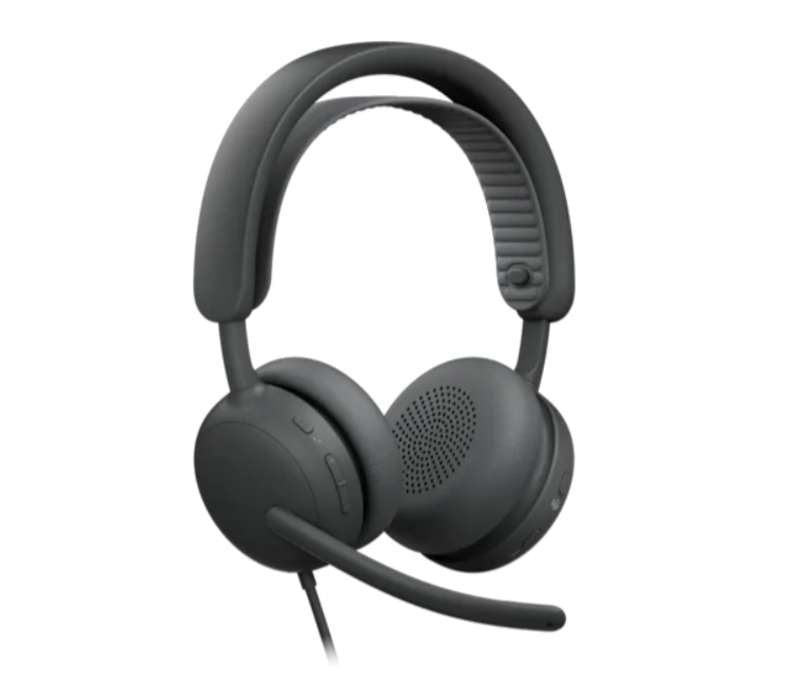 Logitech Zone Wired 2 for Business Wired USB headset - Teams version, Graphite