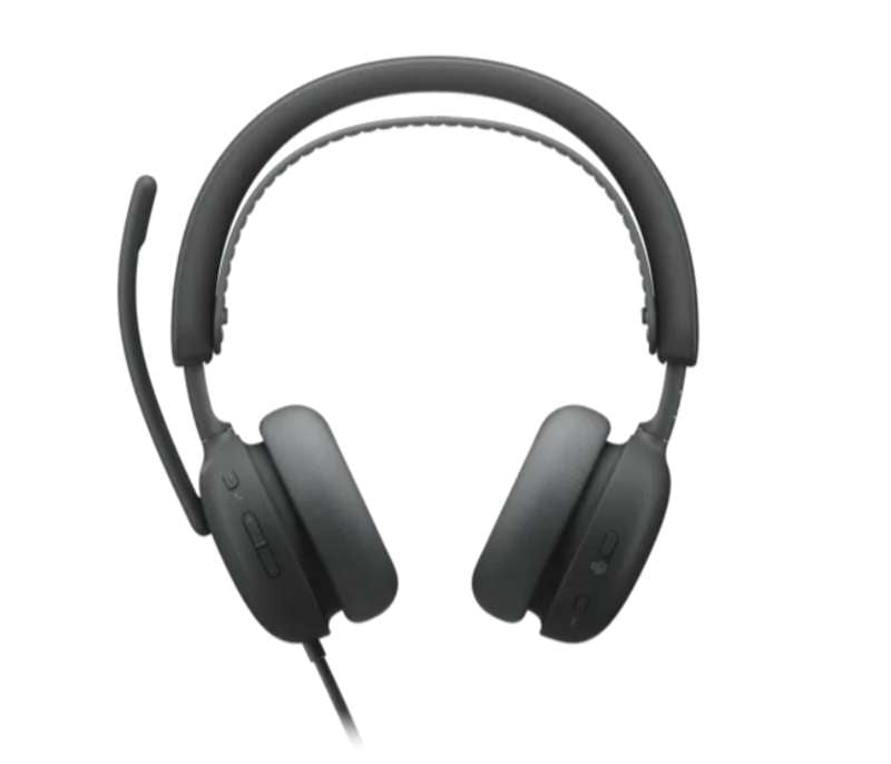 Logitech Zone Wired 2 for Business Wired USB headset - Teams version, Graphite