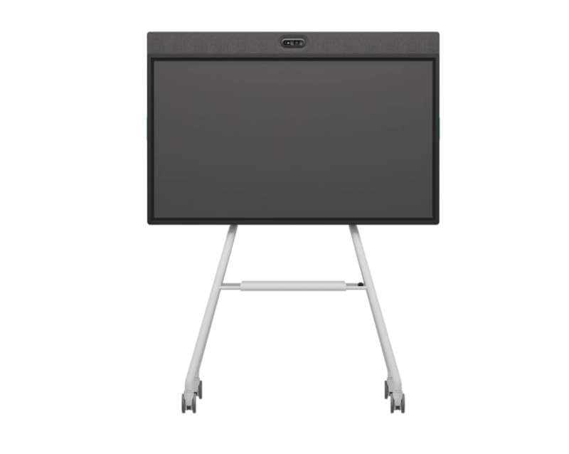 Logitech Rally Board 65" Touchscreen Monitor(Graphite) and Cart Bundle