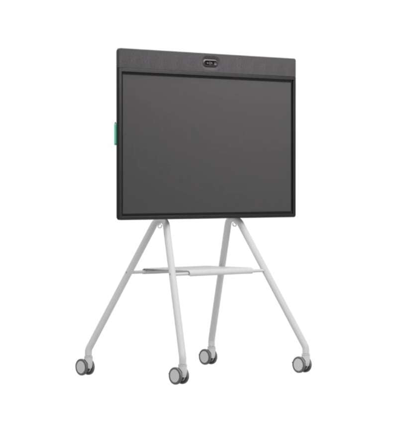 Logitech Rally Board 65" Touchscreen Monitor(Graphite) and Cart Bundle