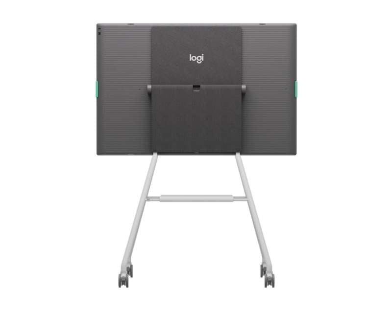 Logitech Rally Board 65" Touchscreen Monitor(Graphite) and Cart Bundle