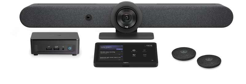 Logitech Rally Bar No Radio Room Kit + NUC - Microsoft Teams Rooms on Windows (TAA)