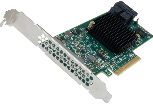 Avago LSI00344 / LSI 9300-8i SGL - LSI SAS3 12Gb/s SAS HBA 8 Ports Int. SFF-8643 PCIe 3.0, w/ SW