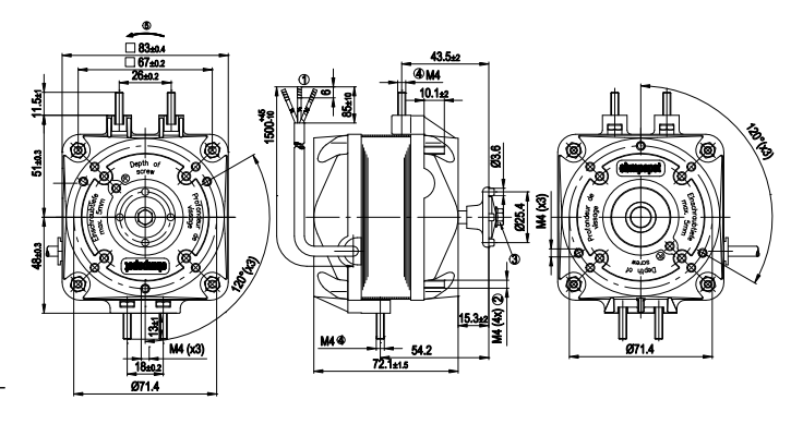 M4Q045-CF01-75 ebmpapst motor fan