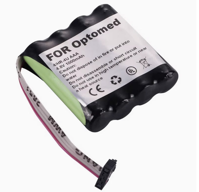 4/HR-4U AAA Battery for OPTOMED SMARTSCOPE M5 Fundus Camera Battery 4.8V 1000mAh
