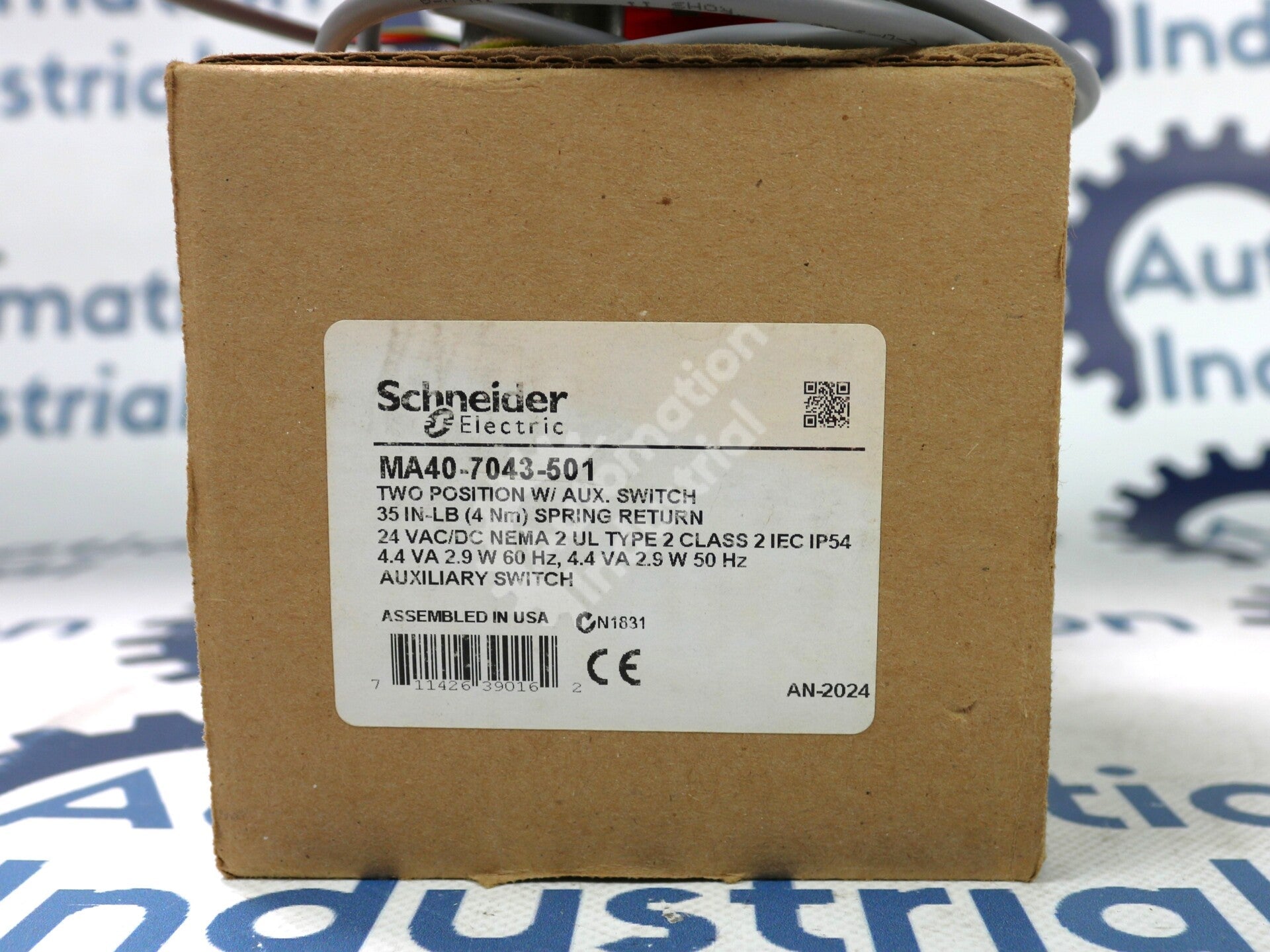 MA40-7043-501 By Schneider Electric 4Nm Two-Position Aux. Switch Actuator NSFP