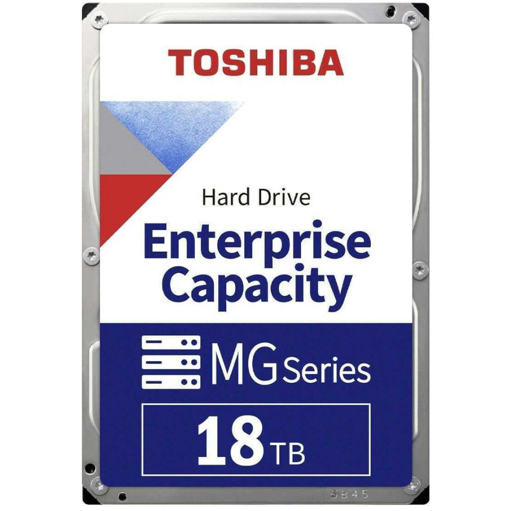 Toshiba MG09 MG09ACA18TA 18TB 7.2K RPM SATA 6Gb/s 4Kn 3.5in Recertified Hard Drive