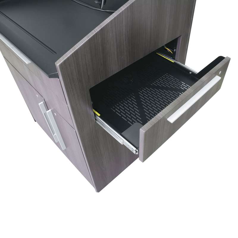 Middle Atlantic L5 1-Bay Lectern Flat Frame - 23in Width
