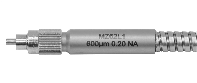 T-MZ61L1 - Ø600 µm, 0.20 NA ZBLAN Multimode Patch Cable, SMA905, 1 m Long
