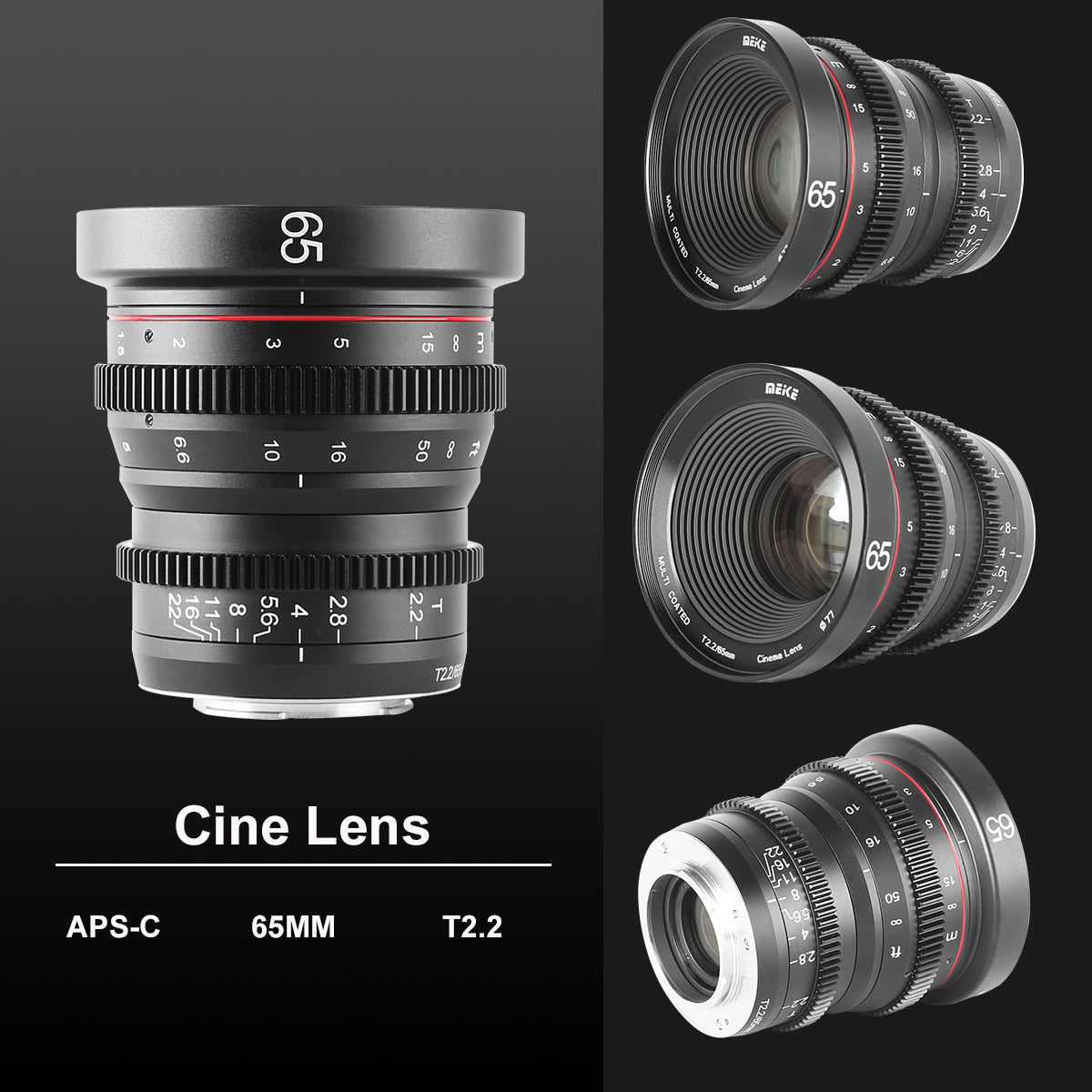 Meike Cinema Prime 65mm T2.2 Lens (Sony E Mount)