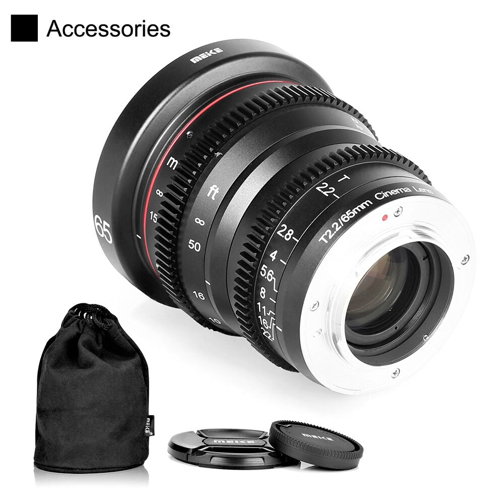 Meike Cinema Prime 65mm T2.2 Lens (MFT Mount)