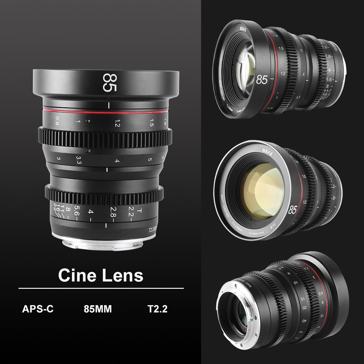 Meike Cinema Prime 85mm T2.2 Lens (Sony E Mount)
