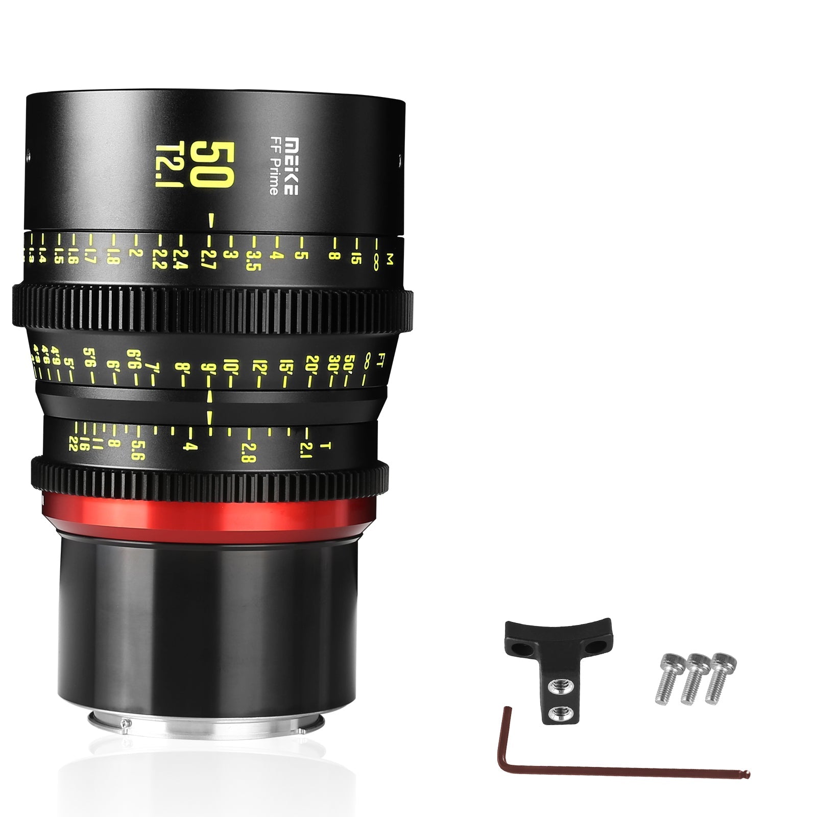 Meike Cinema Full Frame Cinema Prime 50mm T2.1 Lens (RF Mount)