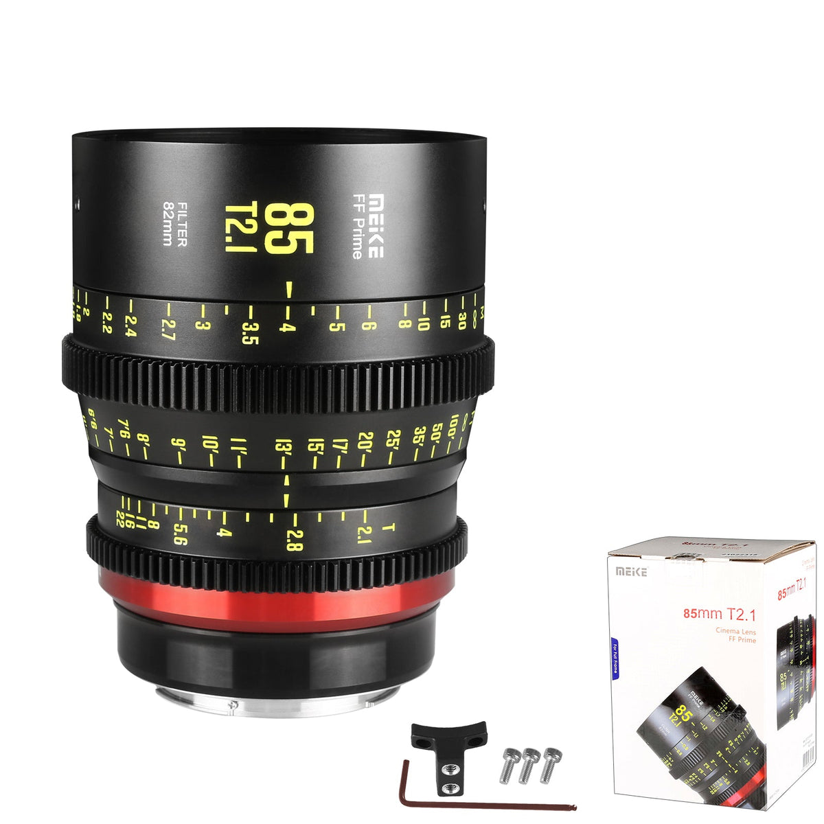 Meike Cinema Full Frame Cinema Prime 85mm T2.1 Lens (Canon EF Mount)