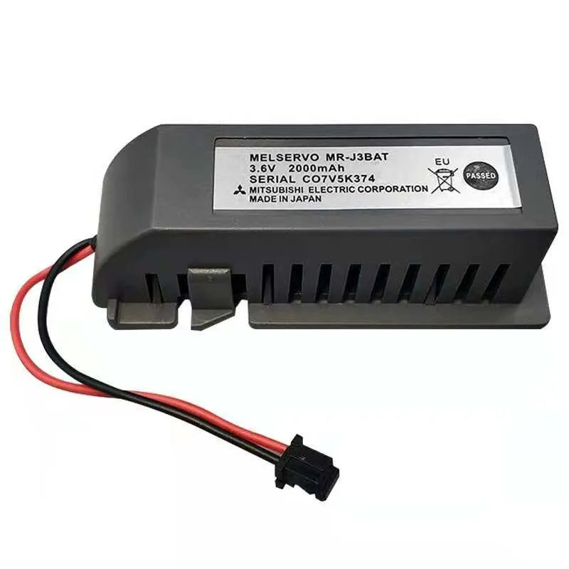 MR-J3BAT 2400mAh PLC Battery for Mitsubishi MELSERVO MR-J3 Drive System with Plug