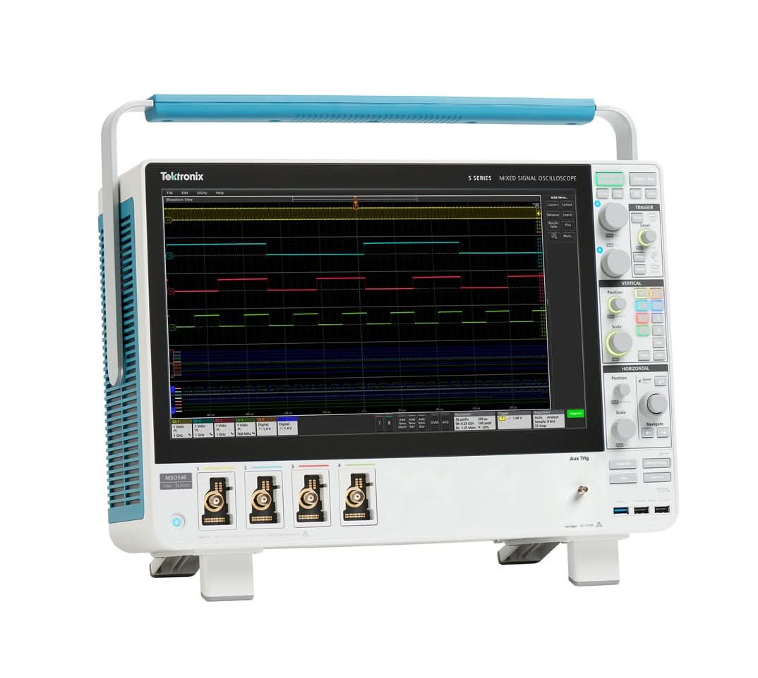 Tektronix MSO54B/5-BW-350 5 Series B 350MHz 15.6"LCD TFT Signal Oscilloscope