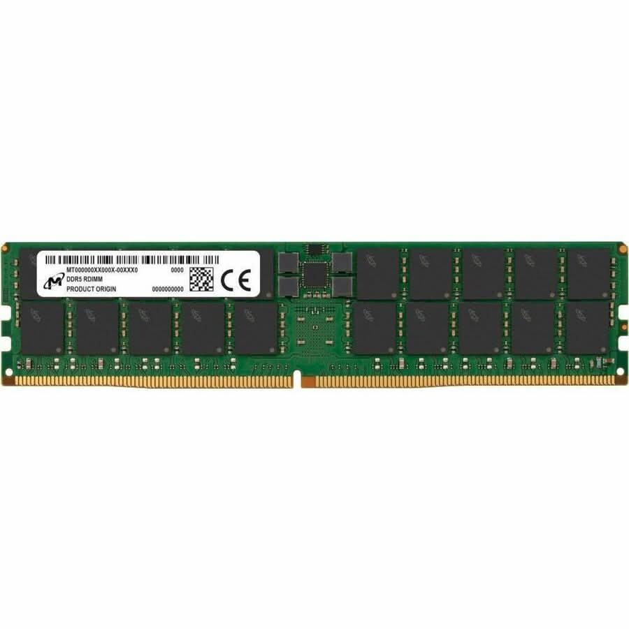 Micron MTC40F204WS1RC56BB2R DDR5 RDIMM 96GB 2RX4 5600 CL46 Ram Module