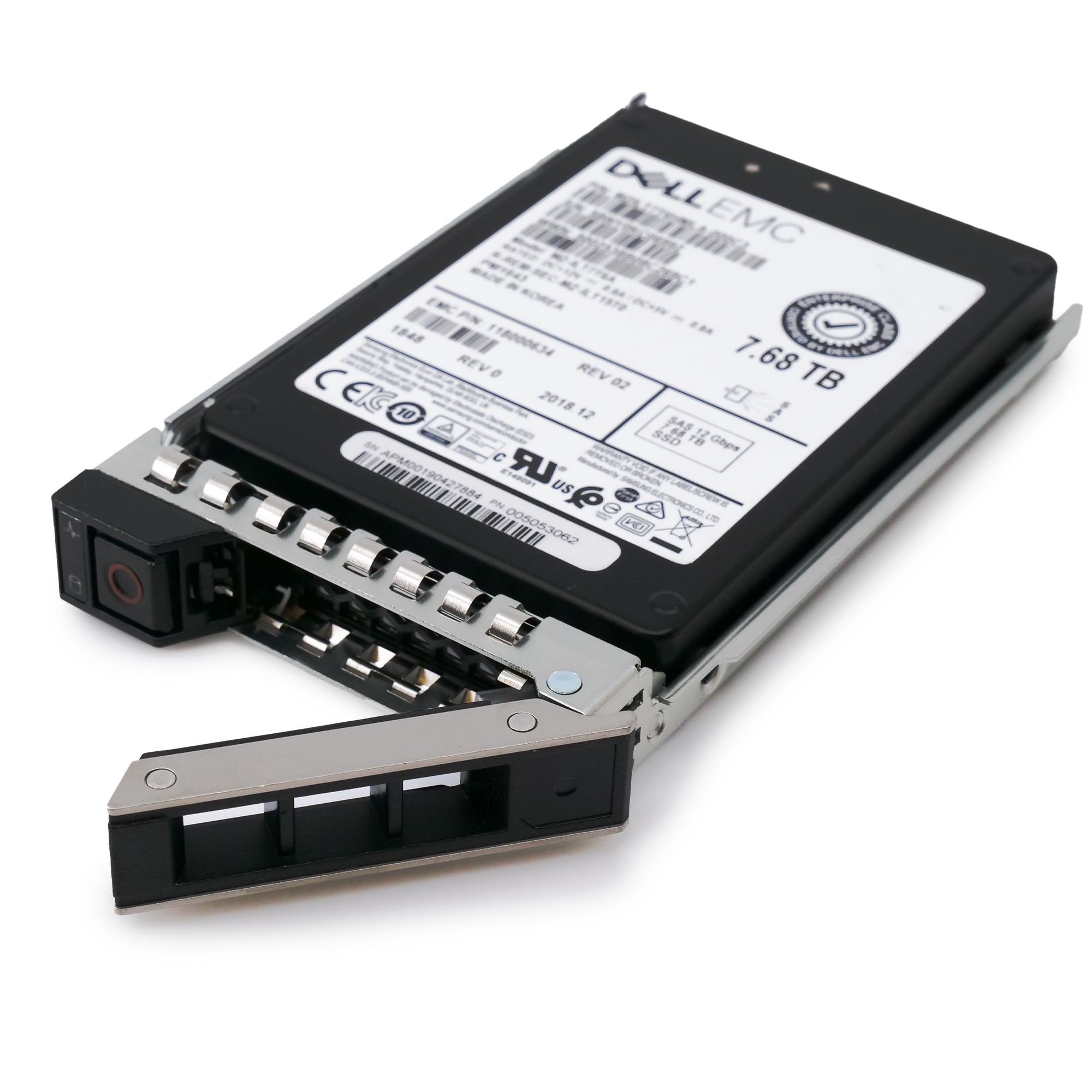 Dell EMC 118000634 G14 7.68TB SAS 12Gb/s 512e 1DWPD 2.5in Recertified Solid State Drive